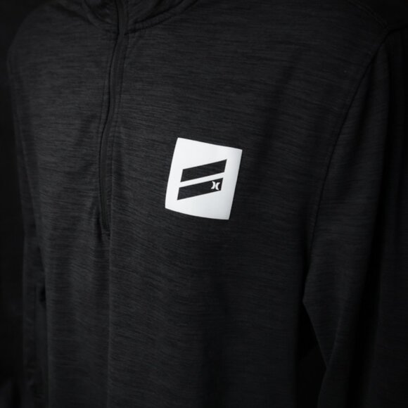 Hurley Gray Stretch Performance Qtr Zip Jacket (L) OMG! 😎 - Picture 10 of 11